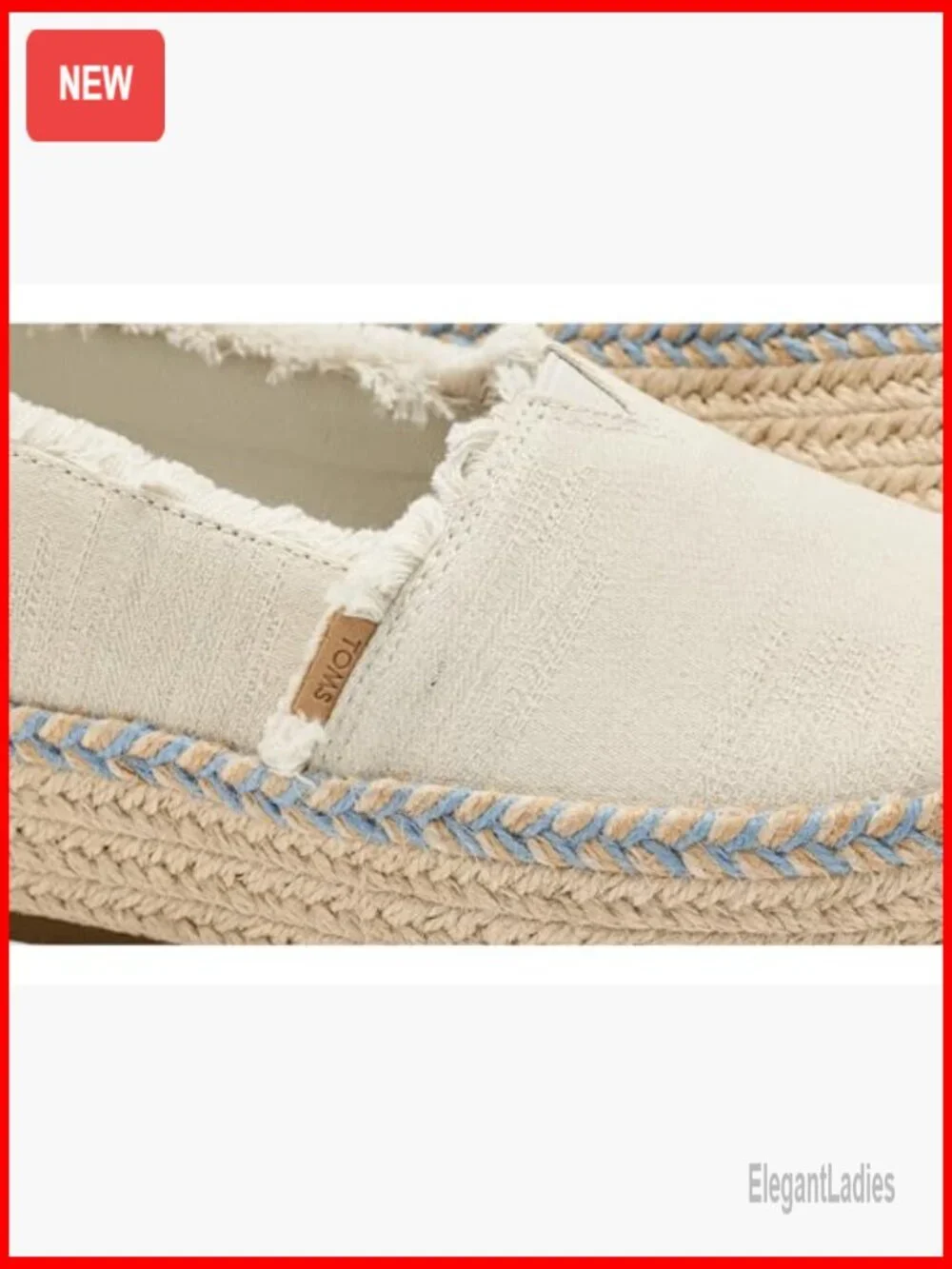 Espadrille Platform Slip-On Flats with Removable Insoles